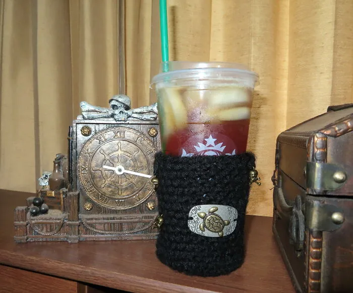 A Little Girl Created This Cup Cozy Design Herself, Crocheted It Herself, And Sent It To Me Because I Believe In Her And Sent Her A Couple Of Books. A Surprise Gift Makes For A Sunny Day!