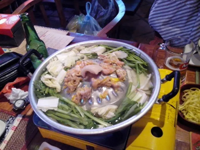 Not The Best Picture, But It Was The Best Mixed Grill/Soup I Ever Had. Siem Reap Cambodgia.