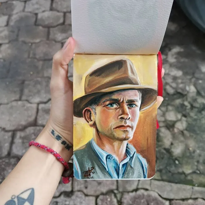 This Little Painting I Made Of The Great Christoph Waltz