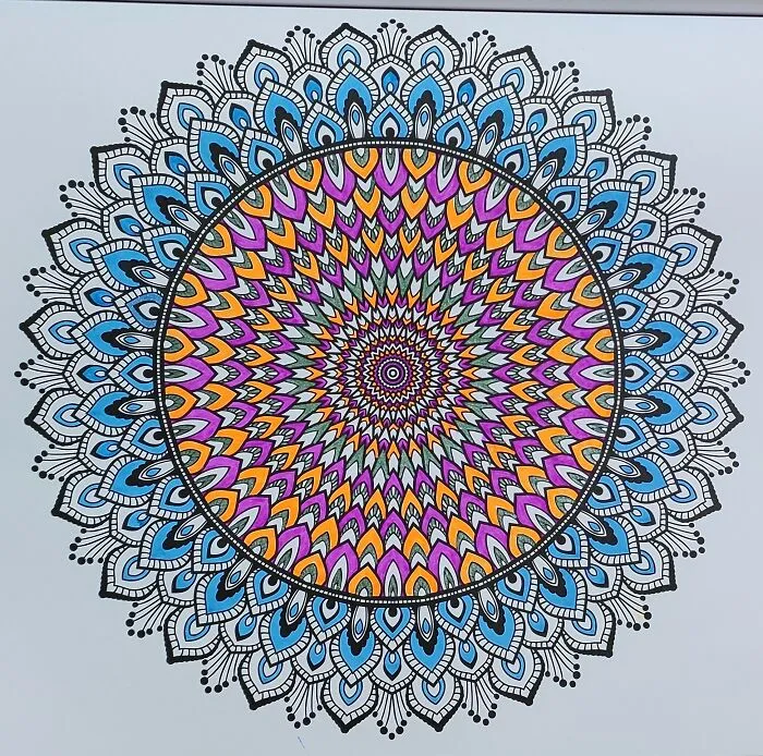 I Didn't Quite Create It, But I Coloured It As An Alternative To Therapy- It Came Out Quite Cool