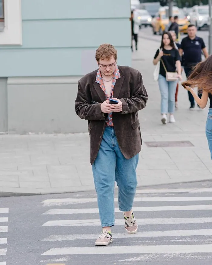 In Russia, A Photographer Takes Pictures Of Stylish People On City Streets