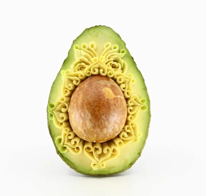 This Artist Created 22 Carving Arts From Avocados