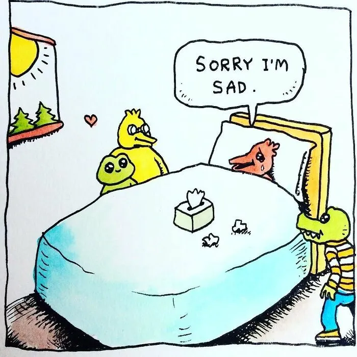 70 Comics That Breach The Topics Of Depression, Love And Hope By Bjenny Montero
