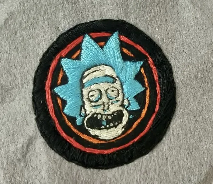 Rick & Morty Badge