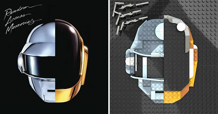 Artist Recreates Popular Music Albums With LEGO, And They're Surprisingly Accurate (30 Pics)