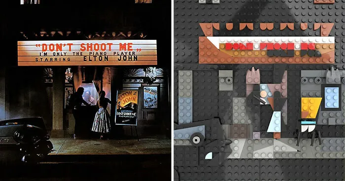 Artist Recreates Popular Music Albums With LEGO, And They're Surprisingly Accurate (30 Pics)