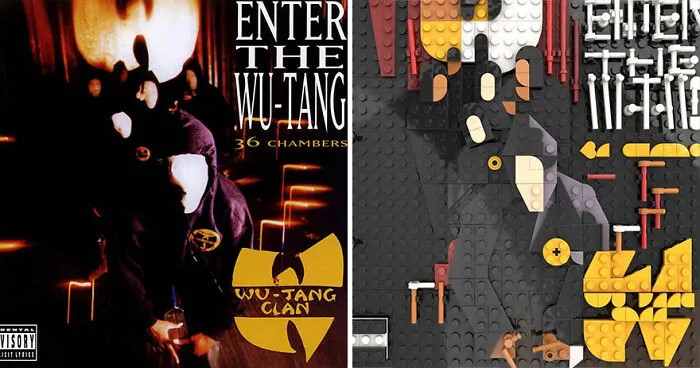 Artist Recreates Popular Music Albums With LEGO, And They're Surprisingly Accurate (30 Pics)
