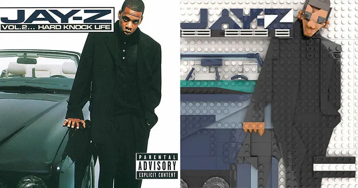 Artist Recreates Popular Music Albums With LEGO, And They're Surprisingly Accurate (30 Pics)