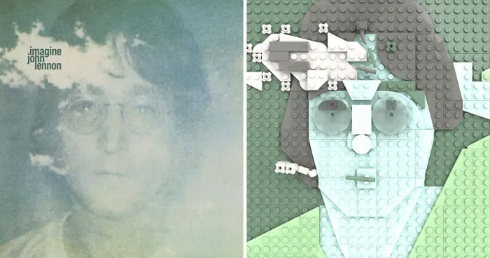 Artist Recreates Popular Music Albums With LEGO, And They're Surprisingly Accurate (30 Pics)