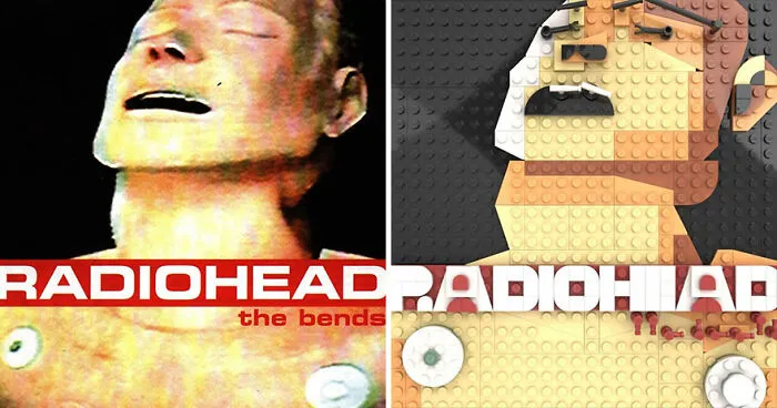 Artist Recreates Popular Music Albums With LEGO, And They're Surprisingly Accurate (30 Pics)