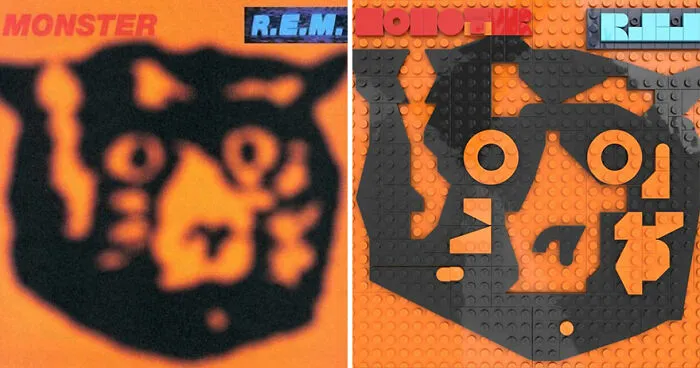Artist Recreates Popular Music Albums With LEGO, And They're Surprisingly Accurate (30 Pics)