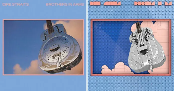 Artist Recreates Popular Music Albums With LEGO, And They're Surprisingly Accurate (30 Pics)