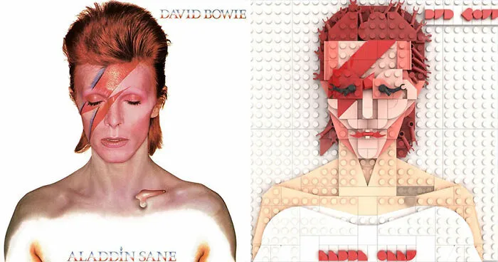 Artist Recreates Popular Music Albums With LEGO, And They're Surprisingly Accurate (30 Pics)