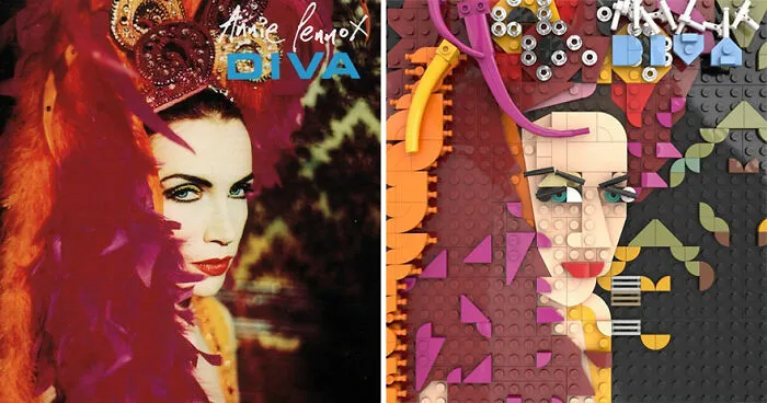 Artist Recreates Popular Music Albums With LEGO, And They're Surprisingly Accurate (30 Pics)