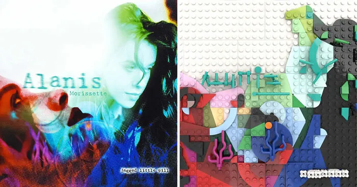 Artist Recreates Popular Music Albums With LEGO, And They're Surprisingly Accurate (30 Pics)