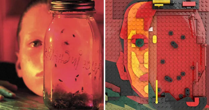 Artist Recreates Popular Music Albums With LEGO, And They're Surprisingly Accurate (30 Pics)