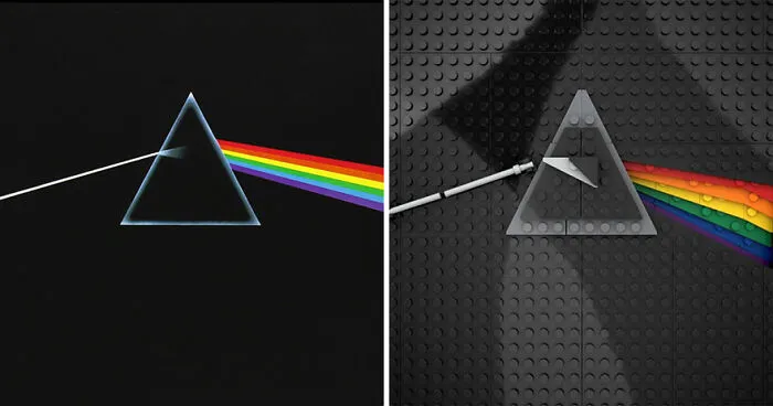 Artist Recreates Popular Music Albums With LEGO, And They're Surprisingly Accurate (30 Pics)