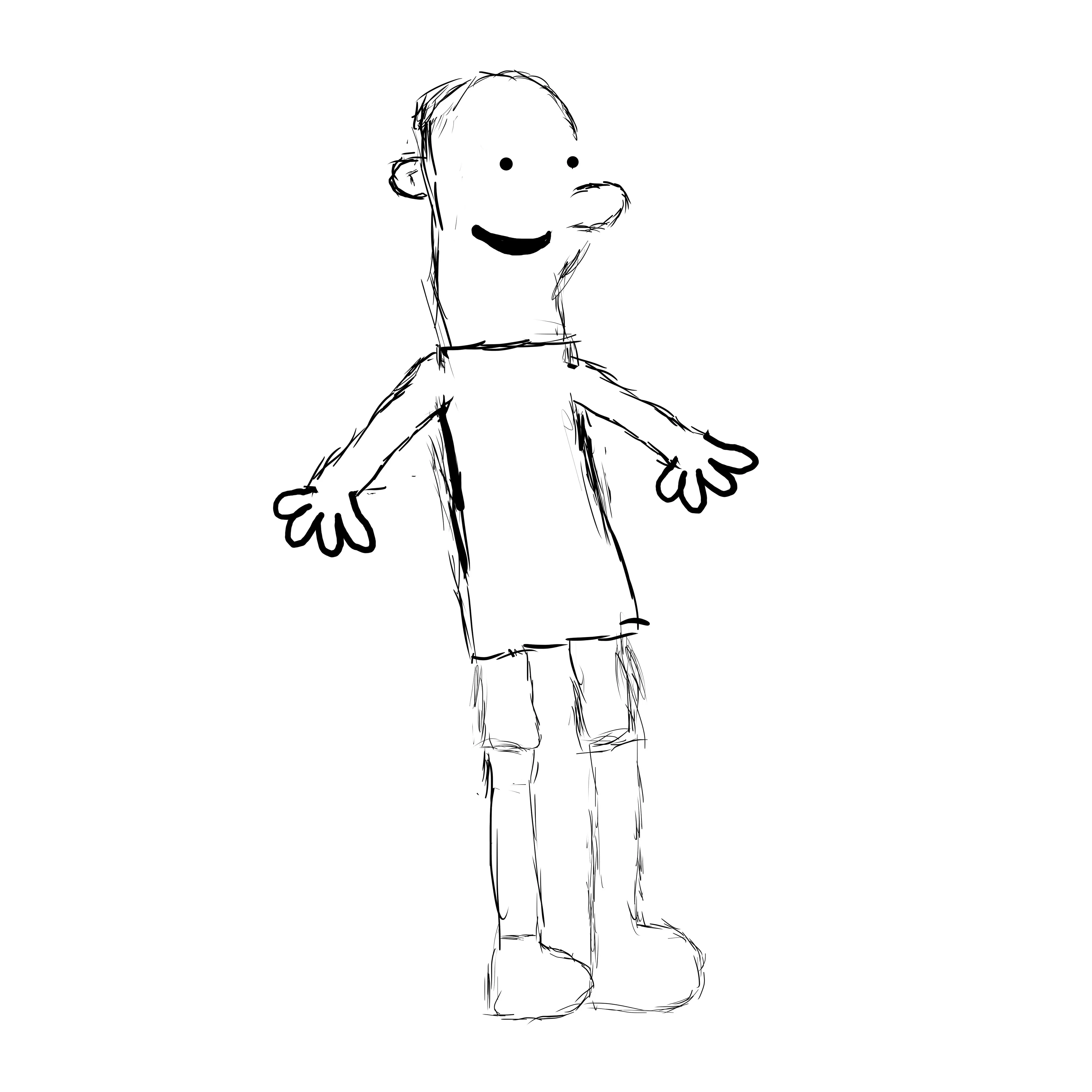 This Is Going To Be The Main Character In My Comics. Say Hello To Dumb Darren!