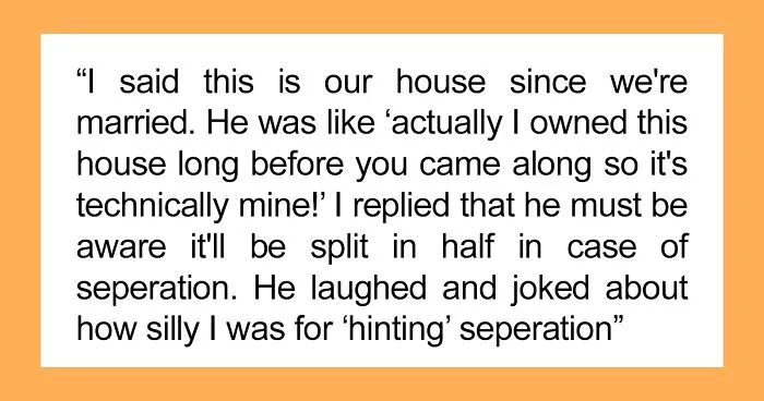 Husband Asks For 50% Of Wife's Booming Business Despite Never Believing In It, Wife Isn’t Having Any Of It