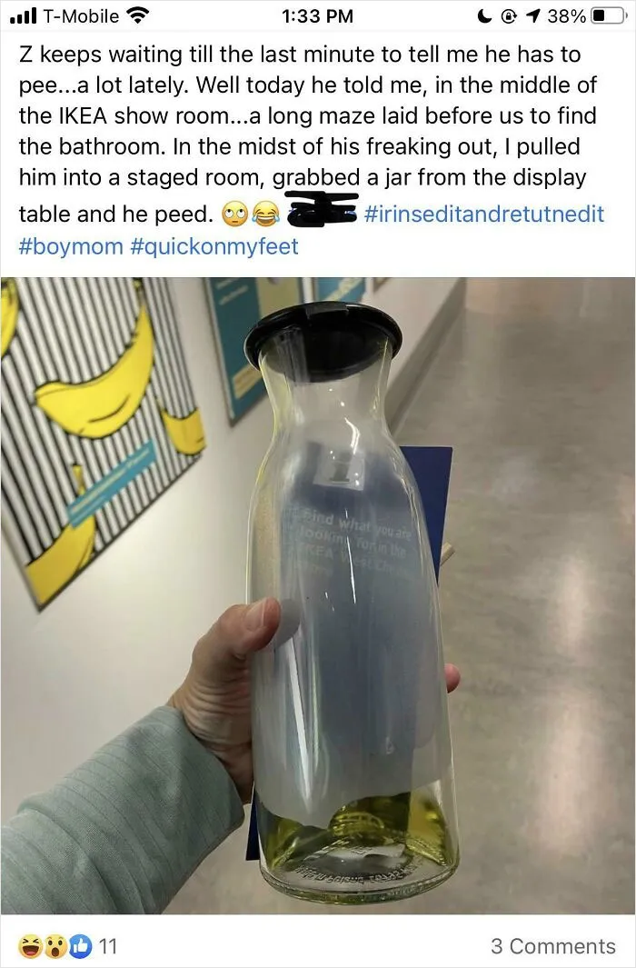 At Least She Rinsed It Out Before Returning It!