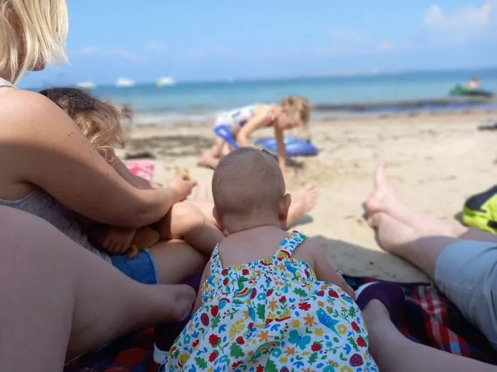 Our Lockdown Baby Finally Getting To Meet Cousins In The Isle Of Wight, UK