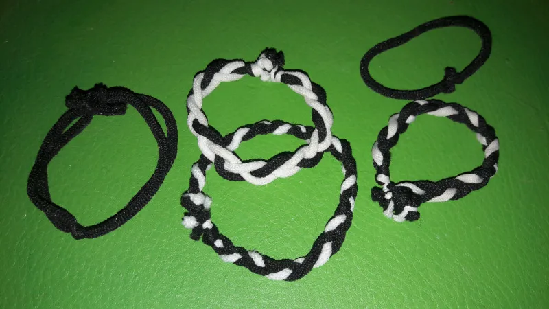 I Made Hair-Ties From Mask Straps...
