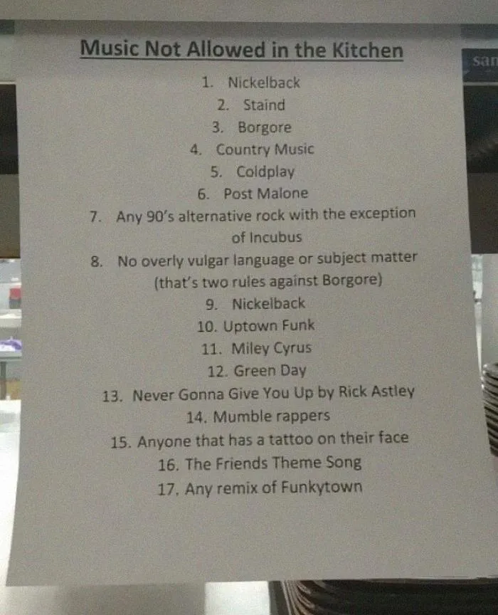 Do You Guys Have Banned Music?