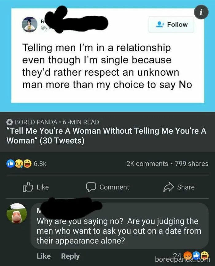 Came Across A Nice Guy Who Wants To Know Why He's Being Turned Down