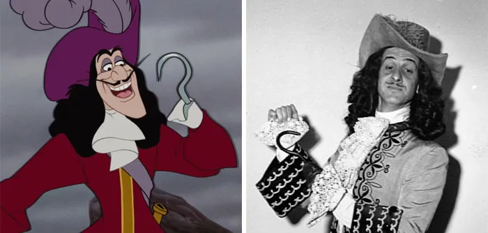 El Capitán Garfio de Peter Pan se basó en Hans Conried