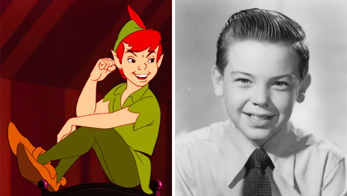 Peter Pan en la película homónima se basó en Bobby Driscoll