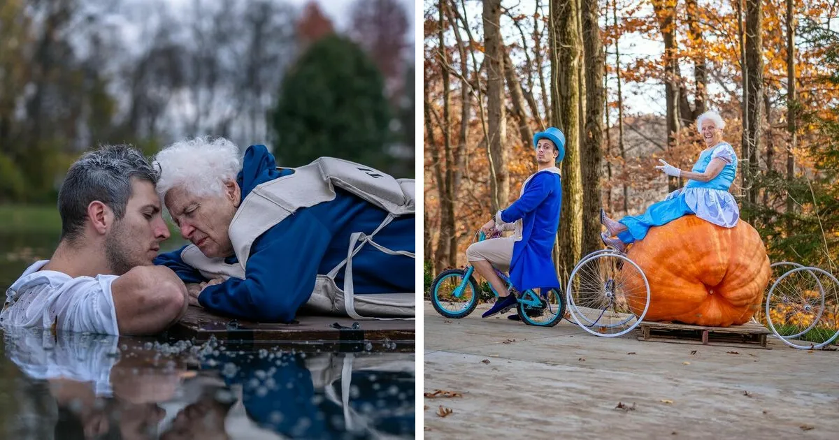 Esta abuela de 95 años y su nieto muestran con sus hilarantes disfraces que no existe un límite de edad para divertirse (22 fotos nuevas)