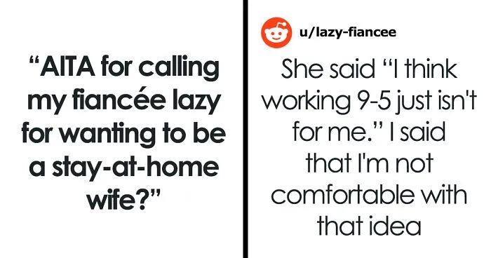 Woman Tells Her Fiancé She Wants To Be A Stay-At-Home Wife, And They Get Into A Heated Argument