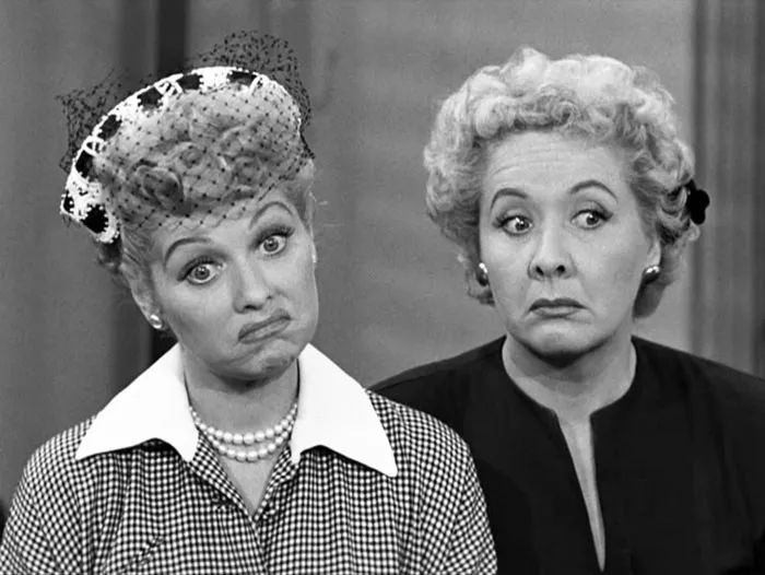 Lucy and Ethel next to each other