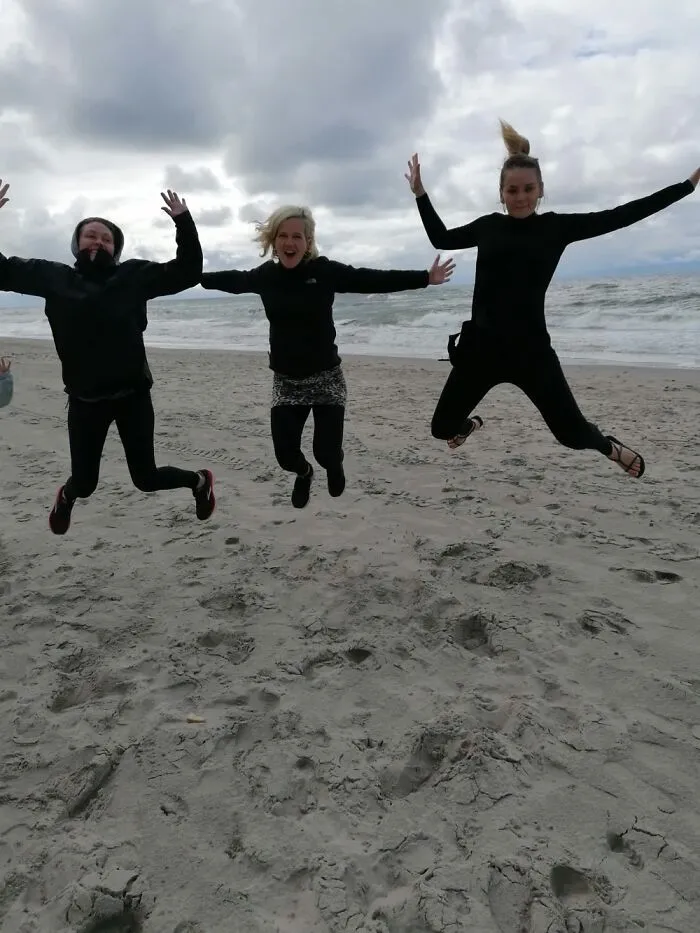 Baltic Sea, Poland. Cold But Great Fun