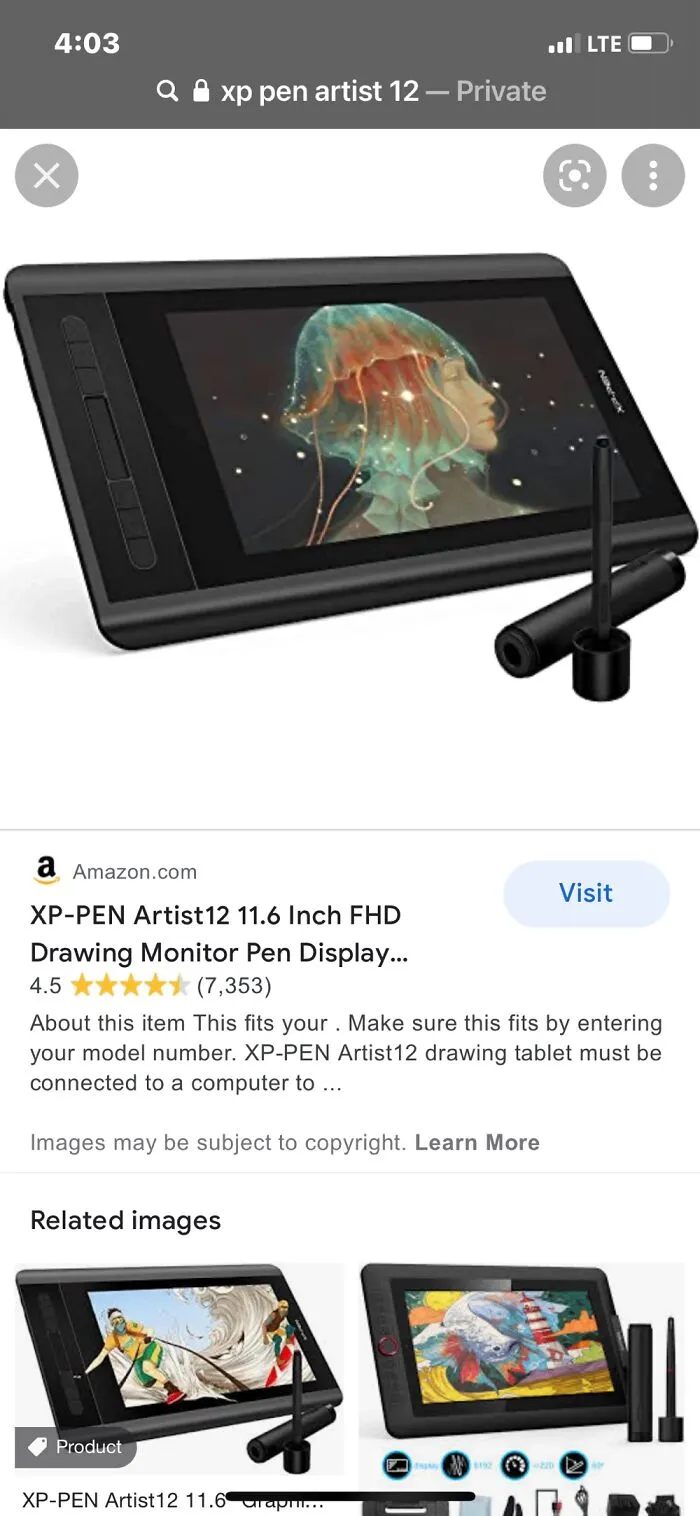 My Xp-Pen Artist 12 That I Got Yesterday ;-)