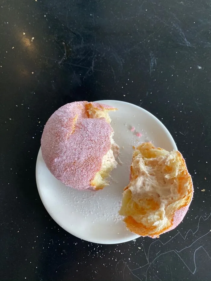 Strawberry Sugar Dusted Donuts