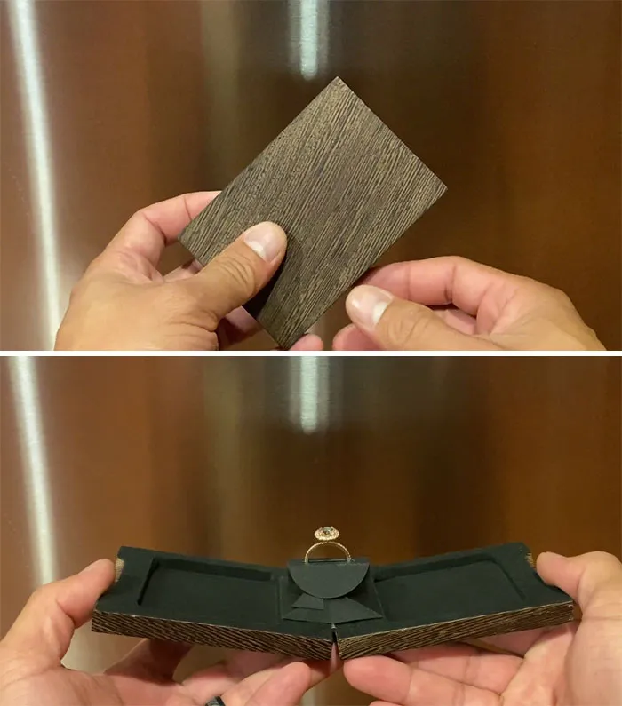 Took A Couple Woodworking Classes 10 Years Ago And Getting Back Into It Now. Of Course I Was Commissioned To Make An Engagement Ring Box For My Bil. Made It Out Of Wenge. What I Lack In Skill I Make Up For With Unearned Confidence