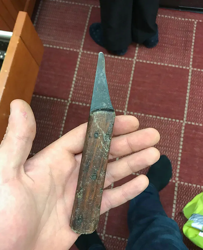 Great Grandmother's Potato Peeling Knife Still Used By My Grandmother In Her Late 80’s. She Says Her Mother Used It When She Was A Child