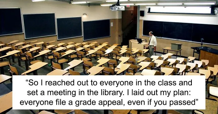 Student Gets Sweet Revenge On His Lazy Professor After He Unfairly Fails Half The Class
