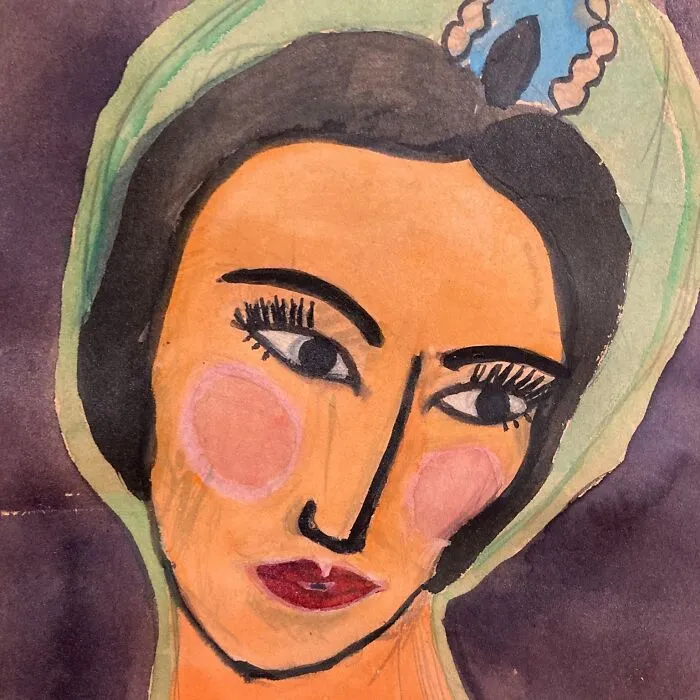 This Painting Of Maria Tallchief That I Painted In 5th Grade.  I Just Think Its So Beautiful And I Wish I Could Still Paint Like This.