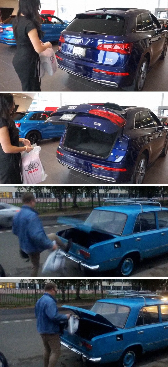 Russian Hands-Free Trunk Opening Feature