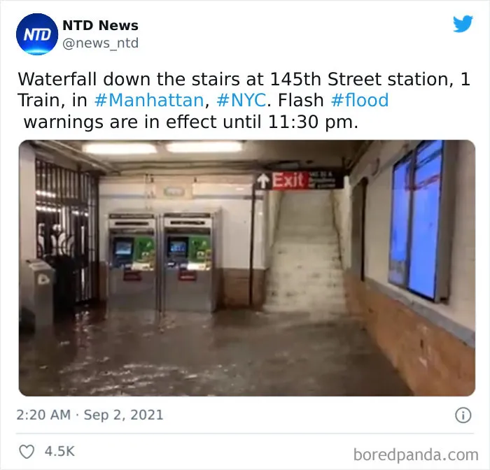 30 Photos From The Apocalyptic Flooding That Hit New York City