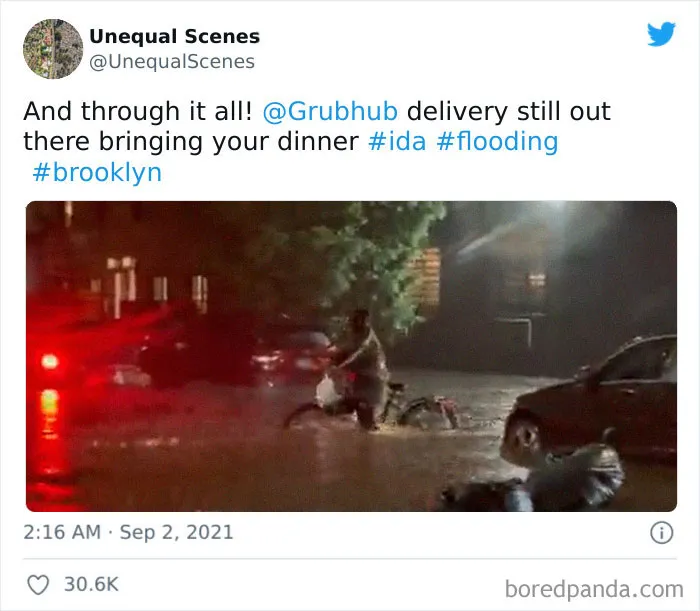 30 Photos From The Apocalyptic Flooding That Hit New York City