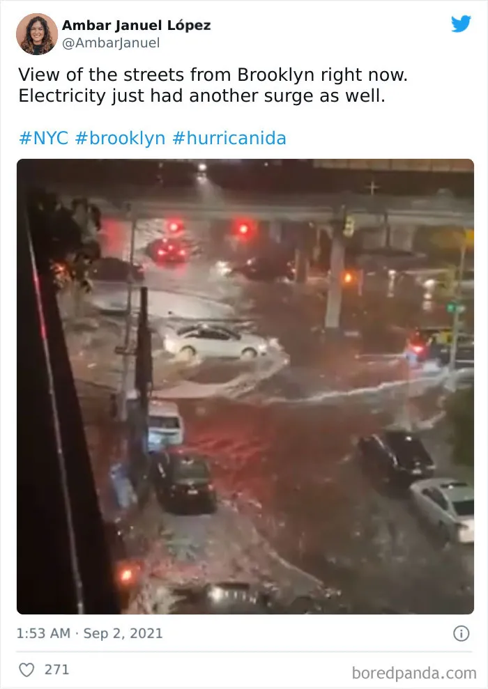 20 Fotos de las apocalípticas inundaciones que afectaron a Nueva York