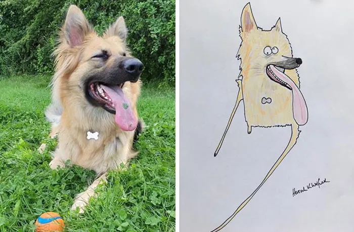 30 Animal Portraits Drawn So Badly, They Look Like Masterpieces