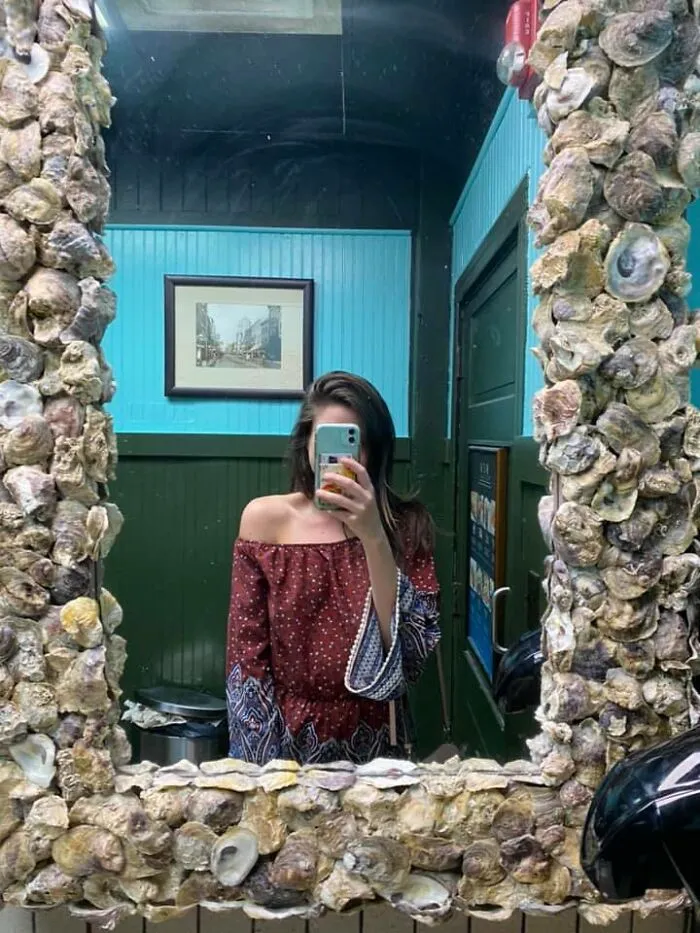 This Mirror I Saw At A Bar In Charleston