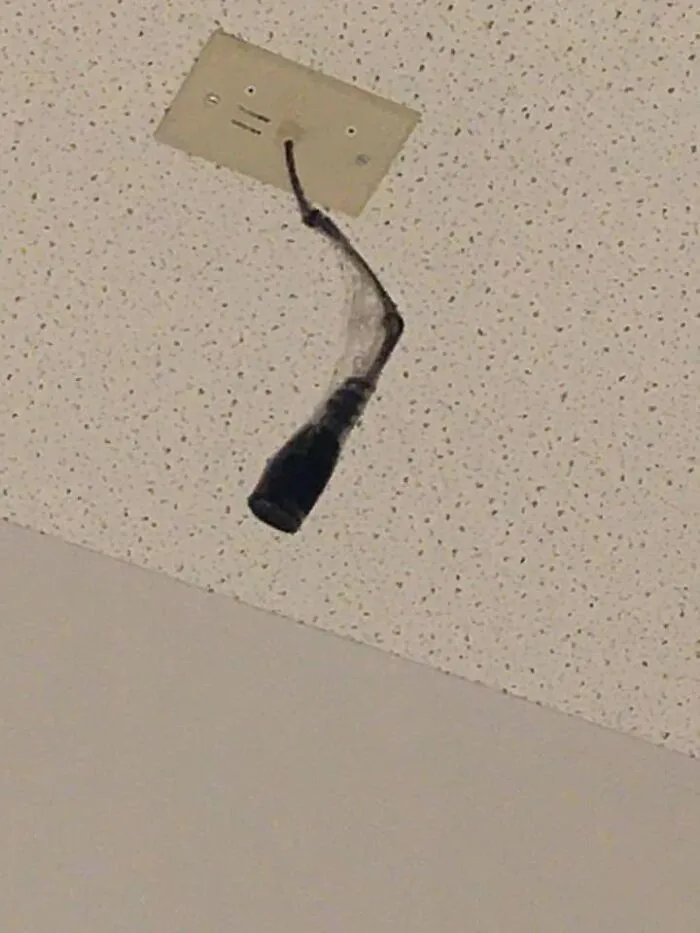 These Ceiling Mics In The Choir Room At My School