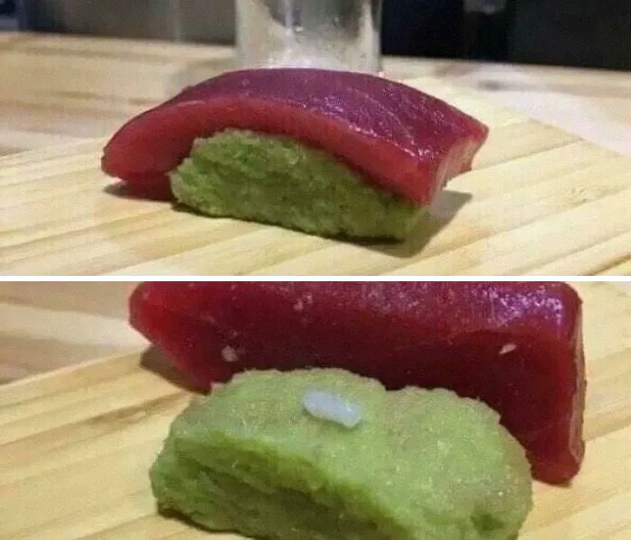 Mis fosas nasales se están quemando con el Wasabi solo de ver esto