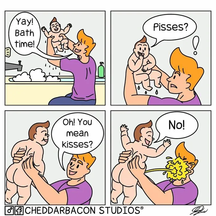 30 Ridiculously Funny Comics By 'Cheddar Bacon Studios'