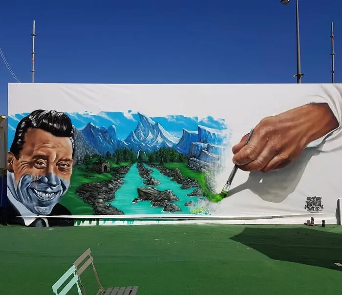 French Artist's 52 3D Graffiti